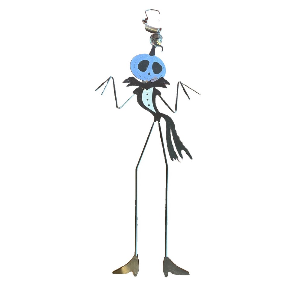 Sunset Vista Designs Jack Nightmare Bouncy Hanging Halloween Decoration Pumpkin